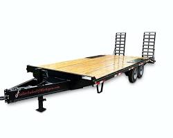 Gambar flatbed trailer