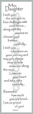 To My Daughter on Pinterest | Love My Daughter, Daughter Poems and ... via Relatably.com