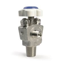 Dual port cylinder valve for High Purity gases - D265 | Rotarex
