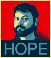 David Roberts in &quot;Hope&quot; poster Over the last 10 years, I&#39;ve been asked one question more than any other: Is there any hope? Or are we just f*cked? - roberts-hopeposter