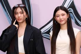 NewJeans Members Haerin and Hyein