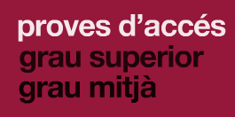 Resultat d'imatges de proves d'accés a grau superior