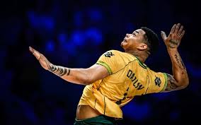 De olho no Sul-Americano, Seleção de vôlei bate a Alemanha em estreia na Itália