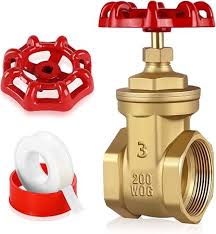 Amazon.com: Boltigen 3/4''NPT Brass Gate Valve, 200 WOG ...