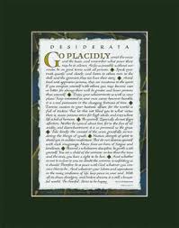 Image result for desiderata