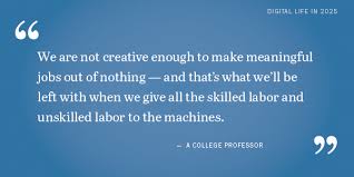 Future of AI/robotics quote | Pew Research Center via Relatably.com