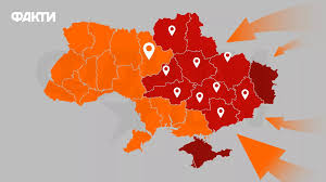 карта тривог україни