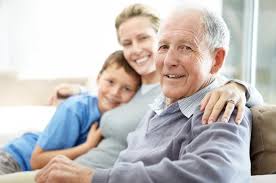 Image result for elderly with children