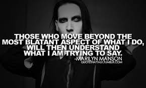 Hand picked five stylish quotes about marilyn manson image French ... via Relatably.com