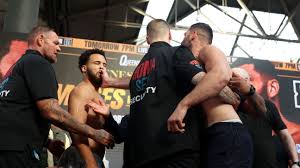 Moses Itauma, Filip Hrgović involved in heated scuffle during title fight weigh-in