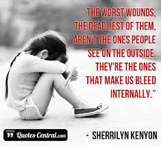 The worst wounds... - Quotes-Central.com via Relatably.com