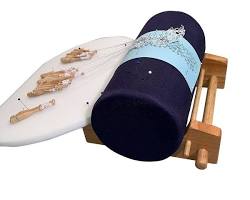 Image of bobbin lace pillow