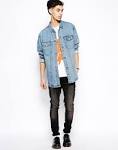 Longline denim jacket