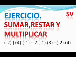 Resultado de imagen de imagen de operaciones de suma resta multiplicacion y division potenciacion