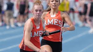 Ames girls seniors have tearful final sendoff at Iowa state track meet