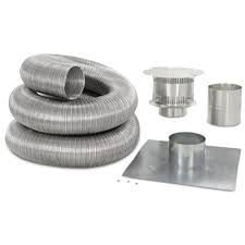 Z-Flex 2GACKIT0635, 6" x 35ft Aluminum Gas Chimney Liner Kit ...