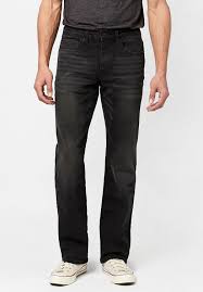 Buffalo Jeans Men's Relaxed Straight Driven Jeans In Black Wash - Size: 33