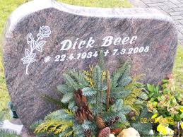 Grab von Dirk Beer (22.04.1934-07.03.2008), Friedhof Wirdumer ...