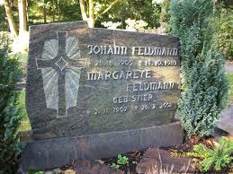 Grab von Johann Feldmann (28.08.1905-14.10.1983), Friedhof ...