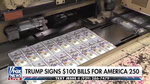 An inside look into the Treasury building and new Trump-signed $100 bills