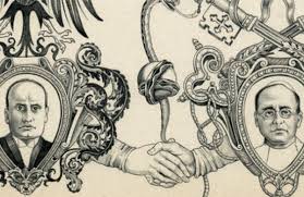 Image result for the pope and mussolini