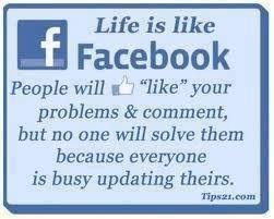 Life is like Facebook&quot; best facebook quote ever! #facebook sucks ... via Relatably.com