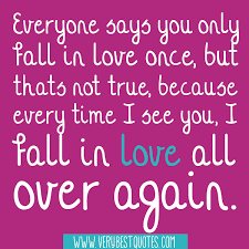 Cute-Love-Quotes-fall-in-love-again.jpg via Relatably.com