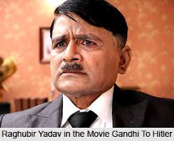 Raghubir Yadav made his cinematic debut in 1985 with his movie Massey Sahib where he played the title role. He was featured along with noted social activist ... - 2%2520Raghubir%2520Yadav%2520in%2520the%2520Movie%2520Gandhi%2520To%2520Hitler