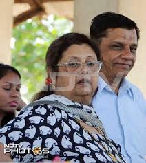Rani Mukherjee&#39;s mother, Krishna Mukherjee was also there. Photo: Milind Shelte - 7-rani%27smom