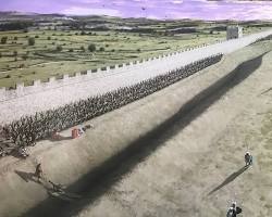 Image of Hadrian's Wall construction