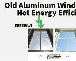 Imagine cu Energy efficient aluminum window