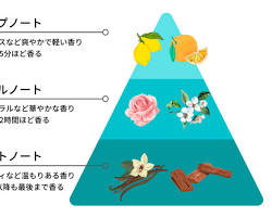 香水 香りの構成図の画像