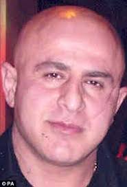 Victim: Nightclub doorman Bahman Faraji was shot in the face outside the Belgrave pub in. Victim: Nightclub doorman Bahman Faraji was shot in the face - article-2118718-12490CF9000005DC-99_306x450