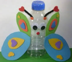 Resultado de imagen para reciclaje con botellas de plastico