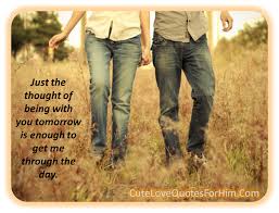 Quotes About Being In Love With Him. QuotesGram via Relatably.com