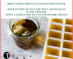Image of Green Tea Ice Cubes for Skin
