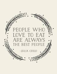 Julia Child Quote Art Print // Christmas gift for by LADYBIRDINK ... via Relatably.com