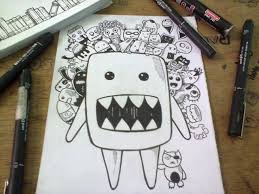 Hasil gambar untuk cara menggambar doodle art untuk pemula