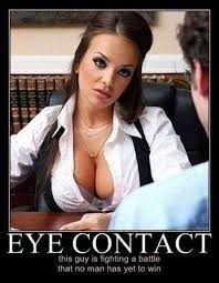 Eye contact - Humour Spot via Relatably.com