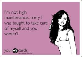 High Maintenance on Pinterest | Girl Code Quotes, Red Hat Society ... via Relatably.com