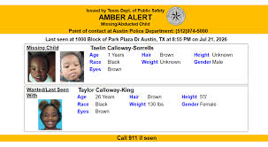 AMBER Alert issued for missing child in north Austin