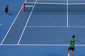 Novak Djokovic Narrowly Misses Ball Girl After Smashing Tennis Ball in ‘Heat of the Moment’ at Australian Open