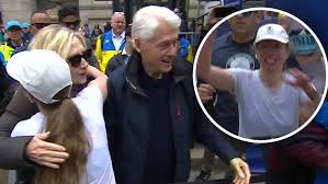 Chelsea Clinton at Boston Marathon