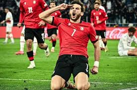 Geórgia x Israel em amistoso internacional no estádio Mikheil Meskhi