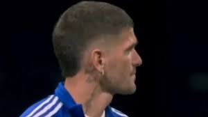 La sugerente cara de Rodrigo de Paul en medio de su cábala previa al partido contra Inglaterra
