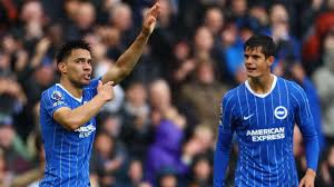 Gomez scores from halfway line as Brighton thrash Palace — BBC