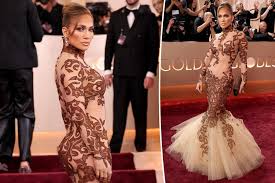 Jennifer Lopez serves serious curves in sheer mermaid gown on Golden Globes 2026 red carpet