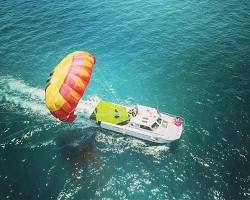 澎湖高空拖曳傘的圖片