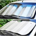 Home made windshield cover -