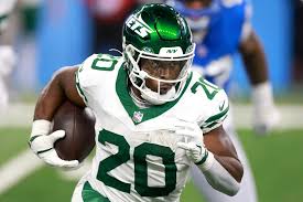 Breece Hall during the New York Jets game against the Detroit Lions